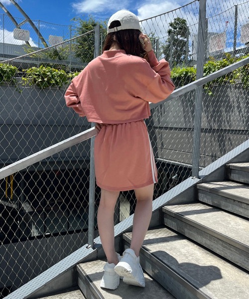 OLIVE des OLIVE（オリーブデオリーブ）の「サイドラインスカート（スカート・レディース・ピンク/パープル/ブラック・FREE）」の16枚目の写真