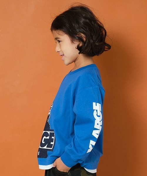 XLARGE KIDS（エクストララージキッズ）の「裾レイヤード長袖Tシャツ
