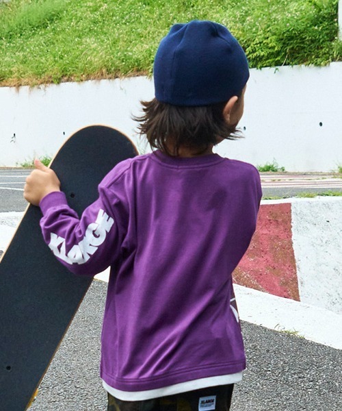 XLARGE KIDS（エクストララージキッズ）の「裾レイヤード長袖Tシャツ