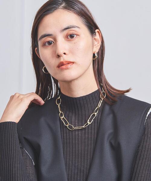 UNITED ARROWS(ユナイテッドアローズ)の「オーバルチェーン ネックレス(ネックレス・レディース・シルバー/ゴールド・FREE)」の10枚目の写真