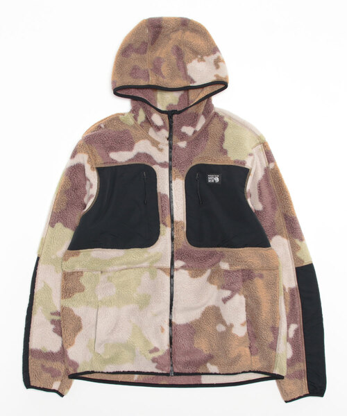MOUNTAIN HARDWEAR（マウンテンハードウェアー）の「【Mountain Hardwear】ハイキャンプフリースフーディ（パーカー・メンズ・グレー/グリーン/カモフラージュ/ダークパープル・L/M/S）」の4枚目の写真