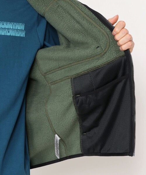 MOUNTAIN HARDWEAR（マウンテンハードウェアー）の「【Mountain Hardwear】ハイキャンプフリースフーディ（パーカー・メンズ・グレー/グリーン/カモフラージュ/ダークパープル・L/M/S）」の18枚目の写真