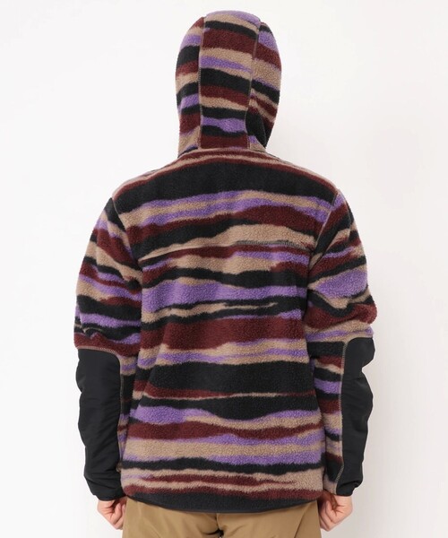 MOUNTAIN HARDWEAR（マウンテンハードウェアー）の「【Mountain Hardwear】ハイキャンプフリースフーディ（パーカー・メンズ・グレー/グリーン/カモフラージュ/ダークパープル・L/M/S）」の8枚目の写真