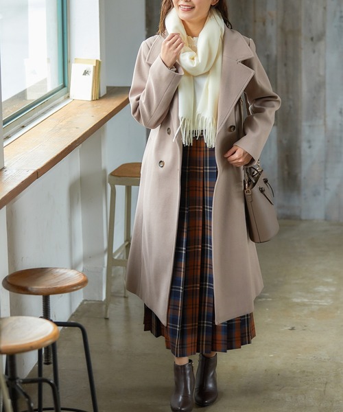 Honeys(ハニーズ)の「プリーツロングスカート(スカート・レディース・オレンジ系その他/ブラック/イエロー系その他/ブルー系その他/グリーン系その他・S/L/M)」の9枚目の写真