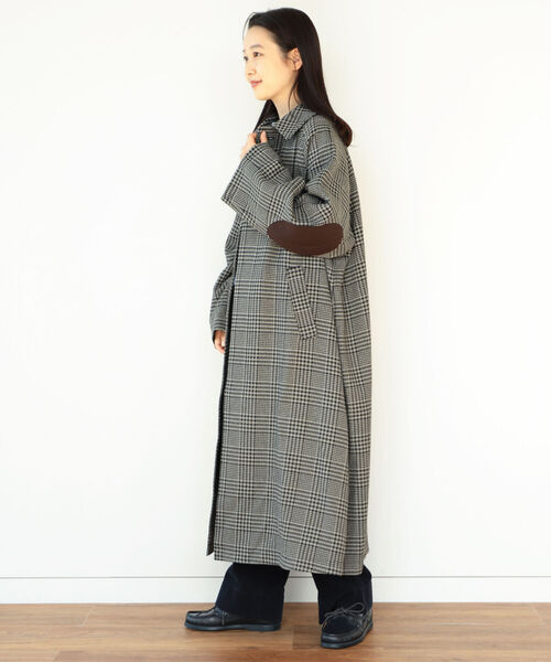 BEAMS BOY ネイビー ロングコート SOLOTEX BEAMS BOYの「SEASON STYLE 2019-20 autumn / winter」にソロ