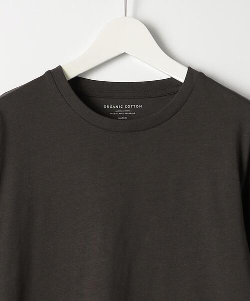 green label relaxing(グリーンレーベルリラクシング)の「オーガニック スリーク クルーネック カットソー ロンT(Tシャツ/カットソー・メンズ・ブラック/ホワイト/ダークブラウン・M/XXL/L/XL/S)」の11枚目の写真