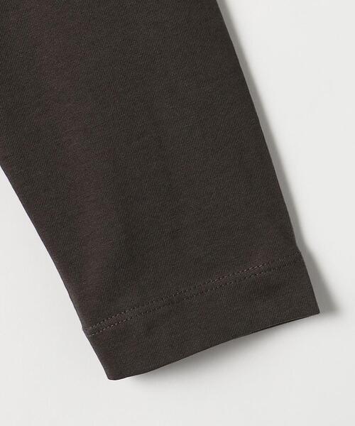 green label relaxing(グリーンレーベルリラクシング)の「オーガニック スリーク クルーネック カットソー ロンT(Tシャツ/カットソー・メンズ・ブラック/ホワイト/ダークブラウン・M/XXL/L/XL/S)」の12枚目の写真
