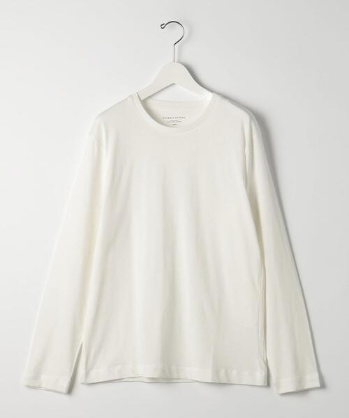 green label relaxing(グリーンレーベルリラクシング)の「オーガニック スリーク クルーネック カットソー ロンT(Tシャツ/カットソー・メンズ・ブラック/ホワイト/ダークブラウン・M/XXL/L/XL/S)」の15枚目の写真