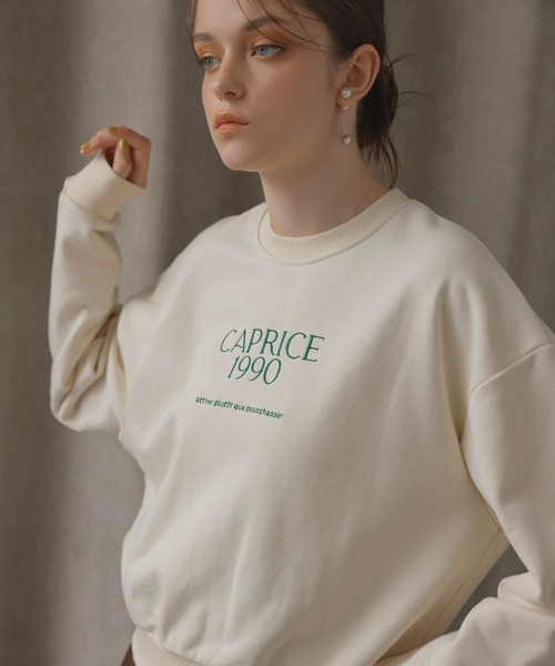 EIMY ISTOIRE（エイミーイストワール）の「ビッグスウェットプルオーバー（スウェット・レディース・ネイビー/ライトピンク/ピンク/ブルー/アイボリー・FREE）」の16枚目の写真