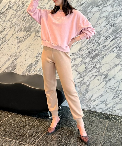 EIMY ISTOIRE（エイミーイストワール）の「ビッグスウェットプルオーバー（スウェット・レディース・ネイビー/ライトピンク/ピンク/ブルー/アイボリー・FREE）」の12枚目の写真