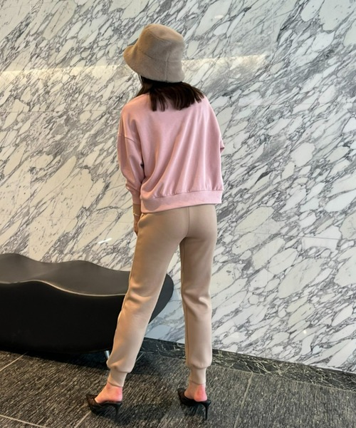 EIMY ISTOIRE（エイミーイストワール）の「ビッグスウェットプルオーバー（スウェット・レディース・ネイビー/ライトピンク/ピンク/ブルー/アイボリー・FREE）」の13枚目の写真