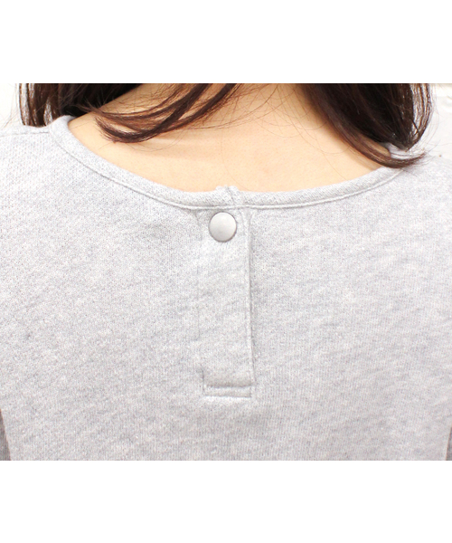 CIAOPANIC(チャオパニック)の「【Ciaopanic】吊り裏毛袖口ターンバックTOPS(Tシャツ/カットソー・レディース・ホワイト/ブラック/ライトグレー・FREE)」の15枚目の写真