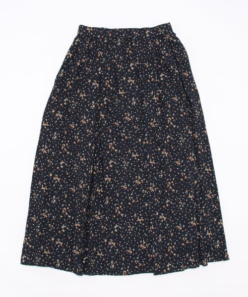 Te chichi TERRASSE（テチチテラス）の「ペイント柄プリントスカート（スカート・レディース・ネイビー/グリーン/モカ・ﾌﾘ-）」の3枚目の写真