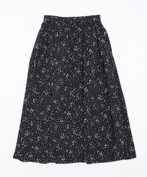 Te chichi TERRASSE（テチチテラス）の「ペイント柄プリントスカート（スカート・レディース・ネイビー/グリーン/モカ・ﾌﾘ-）」の4枚目の写真
