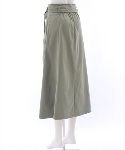 clear（クリア）の「ベルト付きフレアスカート（スカート・レディース・チャコールグレー/ブラック/カーキ・F）」の6枚目の写真