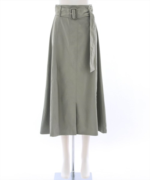 clear（クリア）の「ベルト付きフレアスカート（スカート・レディース・チャコールグレー/ブラック/カーキ・F）」の20枚目の写真