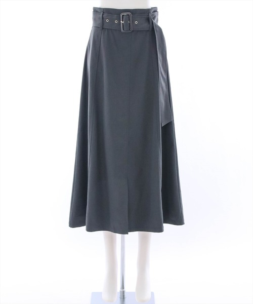 clear（クリア）の「ベルト付きフレアスカート（スカート・レディース・チャコールグレー/ブラック/カーキ・F）」の22枚目の写真