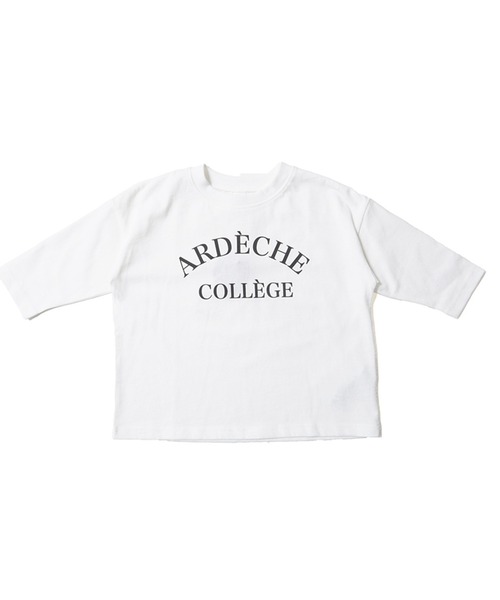 coca(coca)(コカ)の「キッズ 親子お揃いビッグシルエットプリント長袖Tシャツ(Tシャツ/カットソー・キッズ・ライトグレー/ホワイト/ブラック・100/110/120/130)」の16枚目の写真