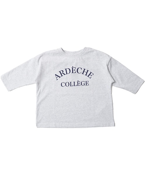 coca(coca)(コカ)の「キッズ 親子お揃いビッグシルエットプリント長袖Tシャツ(Tシャツ/カットソー・キッズ・ライトグレー/ホワイト/ブラック・100/110/120/130)」の17枚目の写真