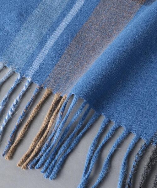 BEGG & CO ターコイズ ブルー ストール - メルカリ BEGG & CO