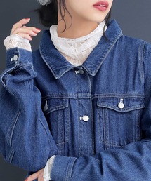 n'OrLABEL | 『ミリオンホットタートルネックレース切替ロンT』(Tシャツ/カットソー)