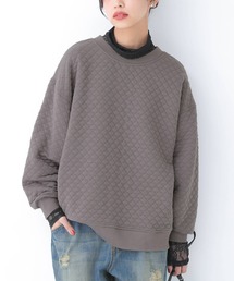 n'OrLABEL | 『ミリオンホットタートルネックレース切替ロンT』(Tシャツ/カットソー)