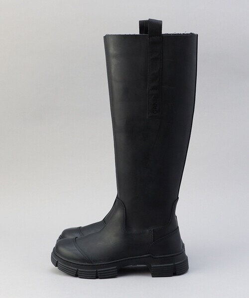 Firsthand（ファーストハンド）の「GANNI/ガニー Recycled Rubber Country Boots / ロングブーツ（ブーツ・レディース・ブラック・38/36/37）」の2枚目の写真