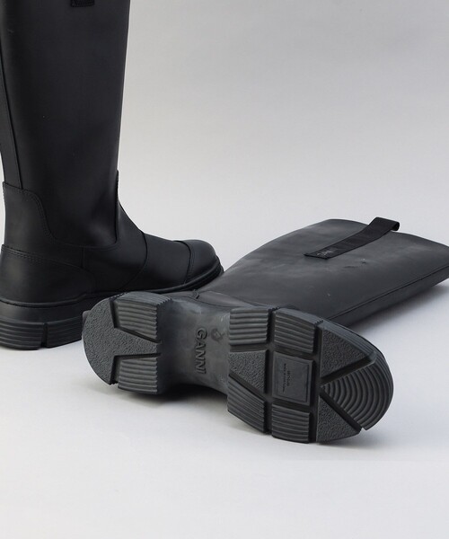Firsthand（ファーストハンド）の「GANNI/ガニー Recycled Rubber Country Boots / ロングブーツ（ブーツ・レディース・ブラック・38/36/37）」の8枚目の写真