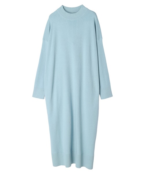 AMERICAN HOLIC（アメリカンホリック）の「ブラッシュヤーンモックネックニットワンピース（ワンピース・レディース・ライトグレー/ブラック/モカ/サックスブルー・M/L）」の13枚目の写真