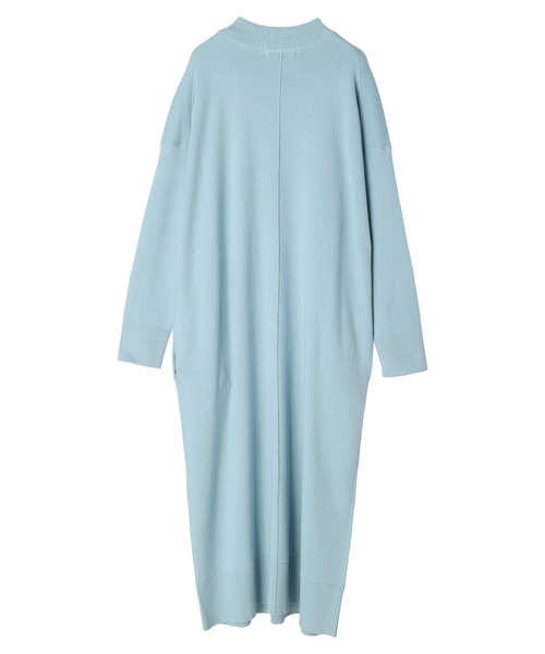 AMERICAN HOLIC（アメリカンホリック）の「ブラッシュヤーンモックネックニットワンピース（ワンピース・レディース・ライトグレー/ブラック/モカ/サックスブルー・M/L）」の14枚目の写真