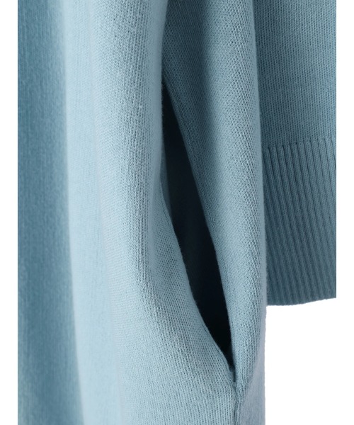 AMERICAN HOLIC（アメリカンホリック）の「ブラッシュヤーンモックネックニットワンピース（ワンピース・レディース・ライトグレー/ブラック/モカ/サックスブルー・M/L）」の19枚目の写真