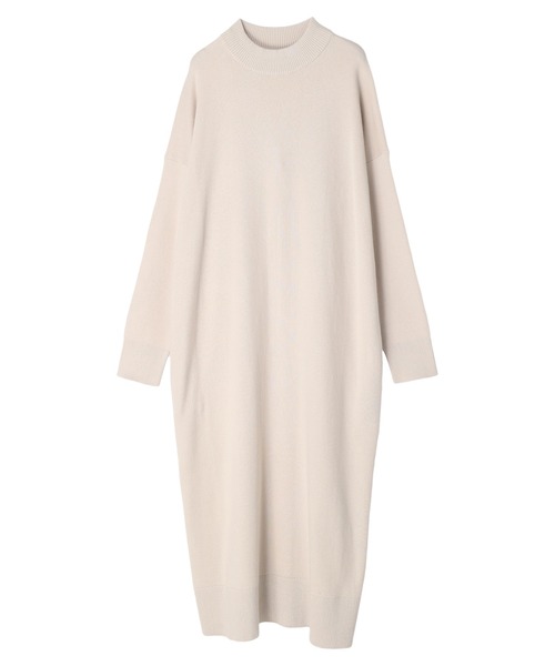 AMERICAN HOLIC（アメリカンホリック）の「ブラッシュヤーンモックネックニットワンピース（ワンピース・レディース・ライトグレー/ブラック/モカ/サックスブルー・M/L）」の21枚目の写真