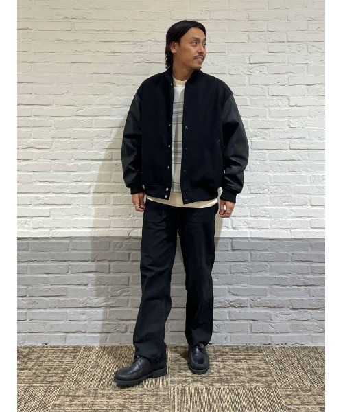 BACK NUMBER(バックナンバー)の「【BACK NUMBER】チェック柄クルーニット(ニット/セーター・メンズ・ブラック/オフホワイト・L/M/S/XL)」の17枚目の写真