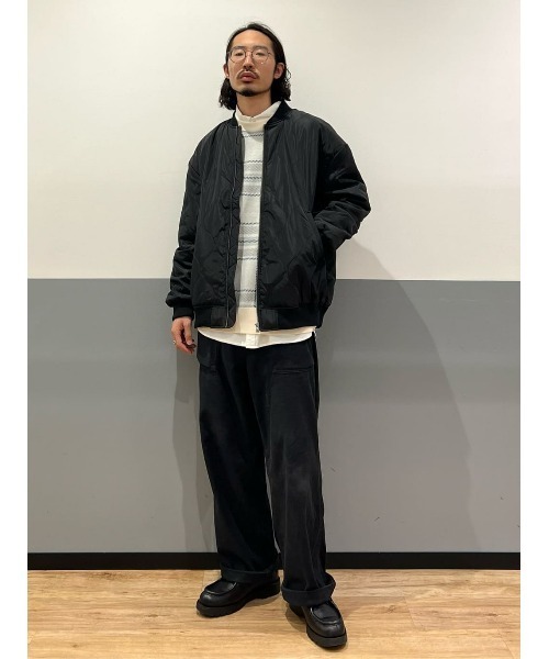 BACK NUMBER(バックナンバー)の「【BACK NUMBER】チェック柄クルーニット(ニット/セーター・メンズ・ブラック/オフホワイト・L/M/S/XL)」の11枚目の写真