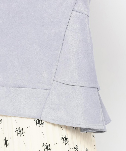 MISCH MASCH（ミッシュマッシュ）の「後ろペプラムスエードパーカー（パーカー・レディース・ホワイト/ベージュ/ブルー系その他/ピンク系その他・MEDIUM）」の10枚目の写真