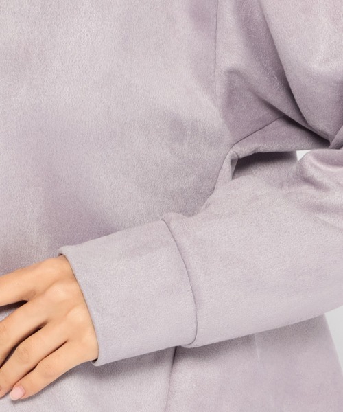 MISCH MASCH（ミッシュマッシュ）の「後ろペプラムスエードパーカー（パーカー・レディース・ホワイト/ベージュ/ブルー系その他/ピンク系その他・MEDIUM）」の17枚目の写真