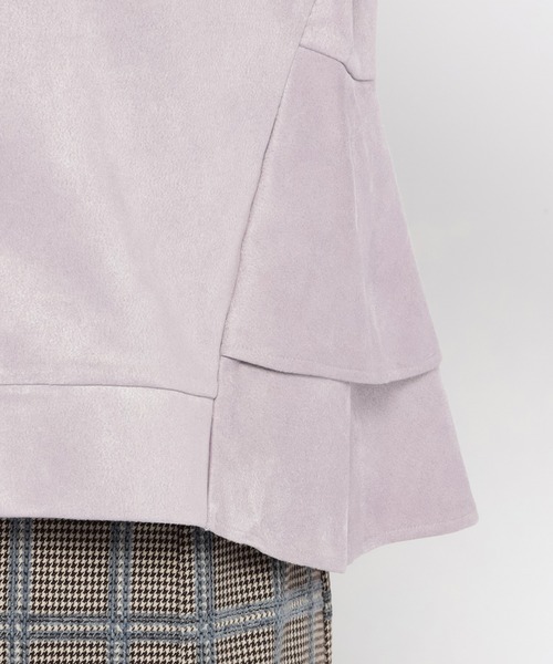 MISCH MASCH（ミッシュマッシュ）の「後ろペプラムスエードパーカー（パーカー・レディース・ホワイト/ベージュ/ブルー系その他/ピンク系その他・MEDIUM）」の18枚目の写真