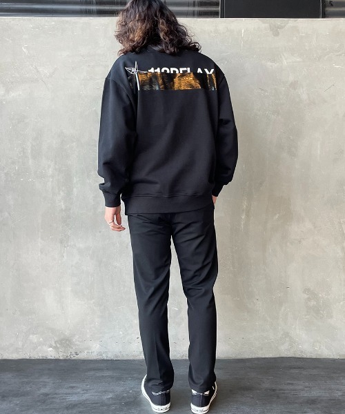 1piu1uguale3 RELAX（ウノピュウノウグァーレトレリラックス）の「[1PIU1UGUALE3 RELAX/ウノピゥウノウグァーレトレ リラックス] 別注 バックプリント クルーネックスウェット（スウェット・レディース・ホワイト/ブラック・S/M/L）」の18枚目の写真