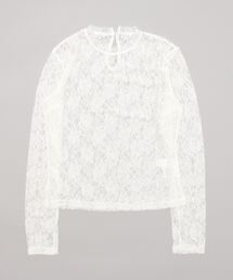 Maunaloa（マウナロア）の「【Maunaloa】ハイネックレースブラウス（シャツ/ブラウス）」
