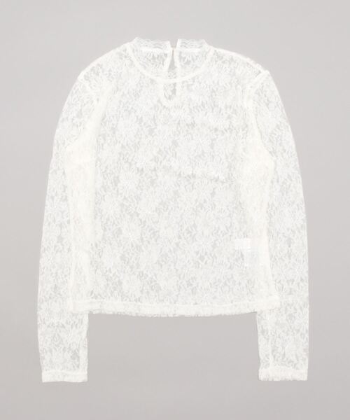 【Maunaloa】ハイネックレースブラウス（シャツ/ブラウス）｜Maunaloa（マウナロア）