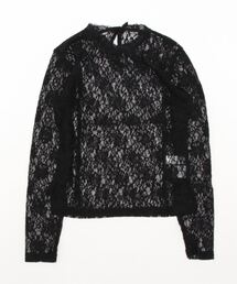 Maunaloa（マウナロア）の「【Maunaloa】ハイネックレースブラウス（シャツ/ブラウス）」