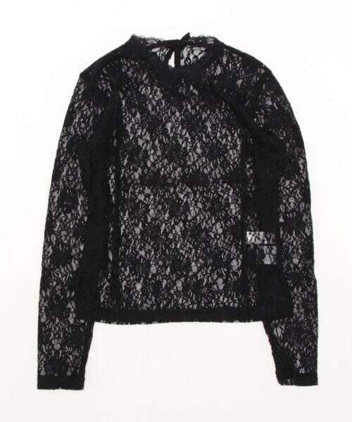 【Maunaloa】ハイネックレースブラウス(シャツ/ブラウス)|Maunaloa(マウナロア)