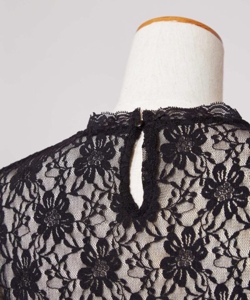 【Maunaloa】ハイネックレースブラウス（シャツ/ブラウス）｜Maunaloa（マウナロア）