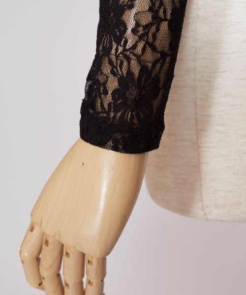 【Maunaloa】ハイネックレースブラウス（シャツ/ブラウス）｜Maunaloa（マウナロア）