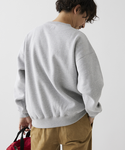 JOURNAL STANDARD relume(ジャーナルスタンダード レリューム)の「【HINE SNOWBRIDGE / ハイン スノウブリッジ】別注 LOGO スウェット(Tシャツ/カットソー・メンズ・ホワイト/ネイビー/グレー・MEDIUM/LARGE)」の5枚目の写真