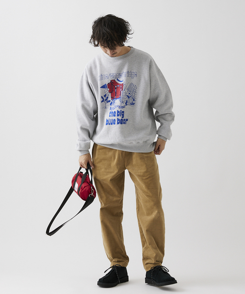 JOURNAL STANDARD relume(ジャーナルスタンダード レリューム)の「【HINE SNOWBRIDGE / ハイン スノウブリッジ】別注 LOGO スウェット(Tシャツ/カットソー・メンズ・ホワイト/ネイビー/グレー・MEDIUM/LARGE)」の7枚目の写真