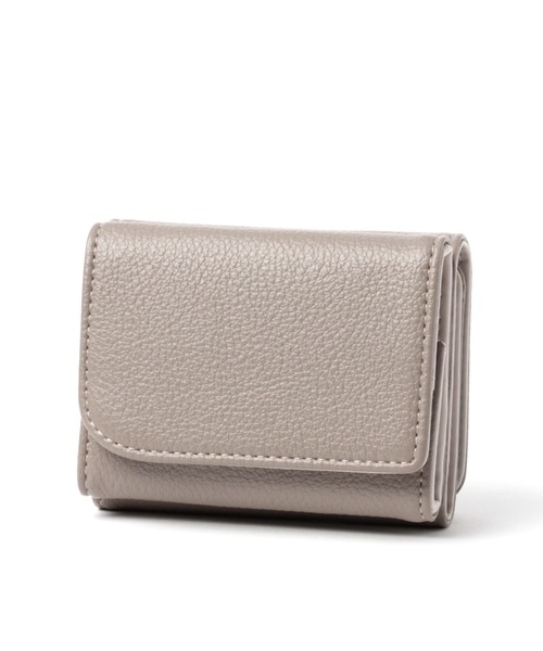 studio CLIP（スタディオクリップ）の「三つ折りウォレット（財布・レディース・ライトグレー/ブラウン/ブラック・FREE）」の2枚目の写真