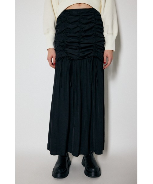 MOUSSY(マウジー)の「【HOLIDAY COLLECTION】GATHER MERMAID スカート(スカート・レディース・ブラック/グレー・1/2)」の3枚目の写真