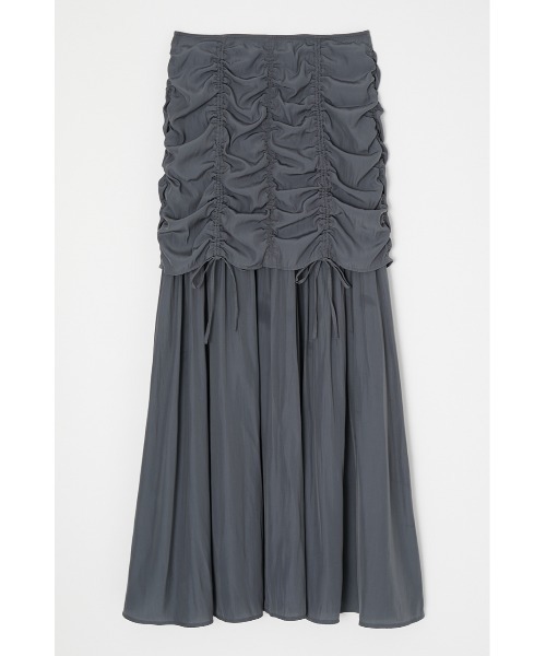 MOUSSY(マウジー)の「【HOLIDAY COLLECTION】GATHER MERMAID スカート(スカート・レディース・ブラック/グレー・1/2)」の6枚目の写真