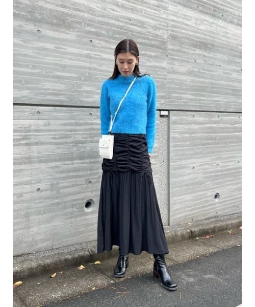 MOUSSY(マウジー)の「【HOLIDAY COLLECTION】GATHER MERMAID スカート(スカート・レディース・ブラック/グレー・1/2)」の15枚目の写真